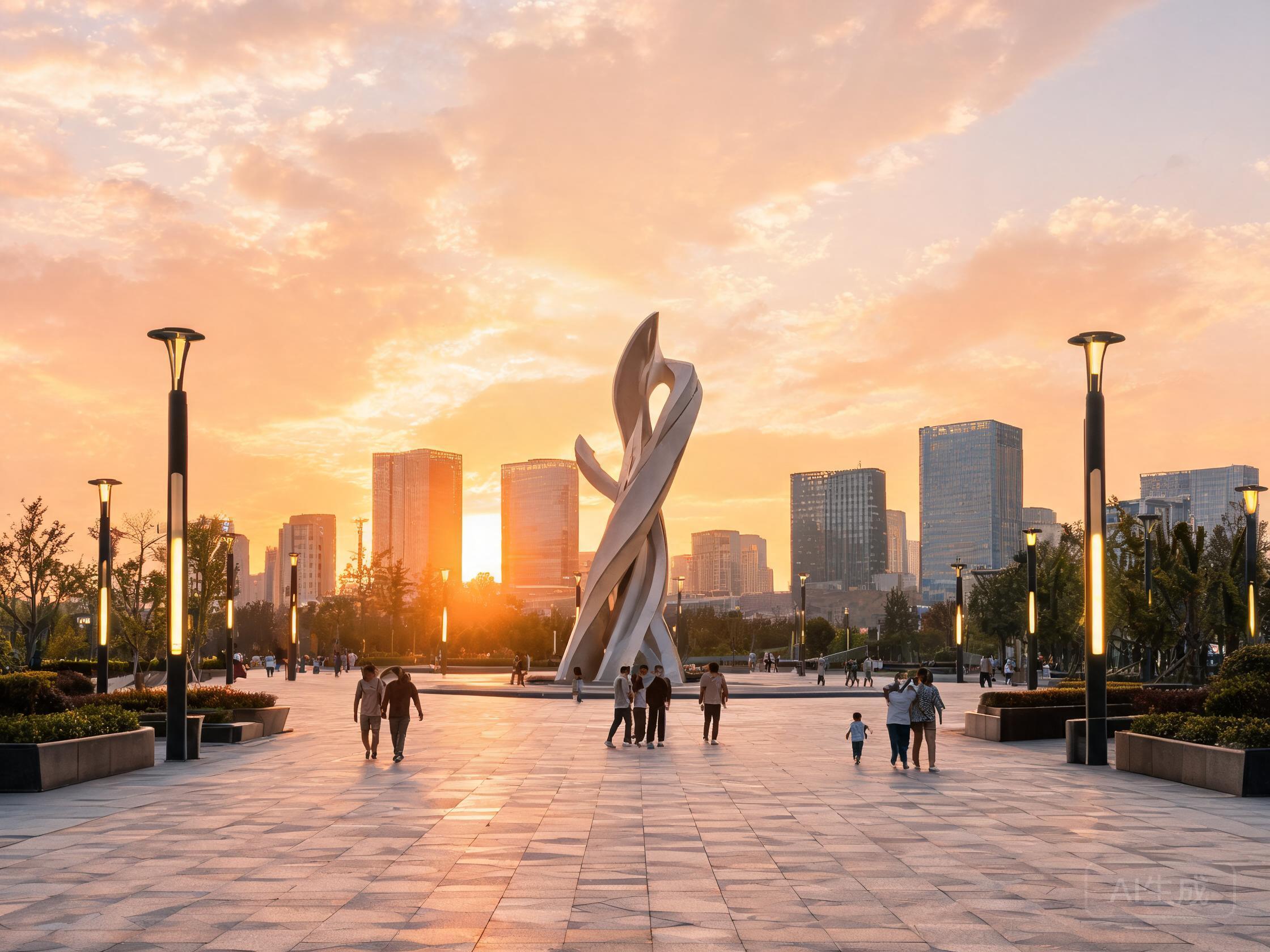 广场街道·广场街道实景·嘉玺广告传媒